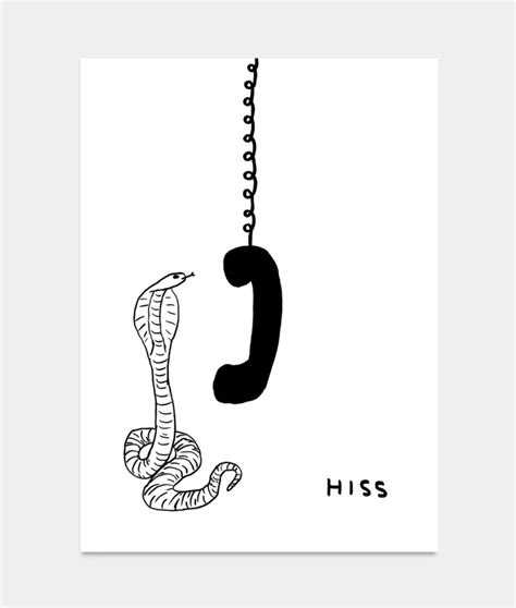 Hiss By David Shrigley Affordable Art Prints For Sale On Kooness