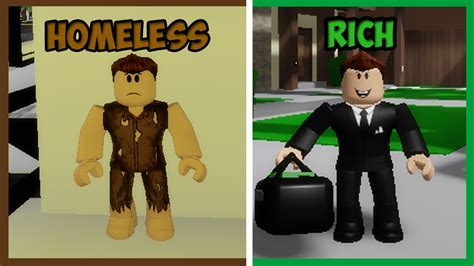 Homeless To Rich Roblox Brookhaven Mini Movie Youtube