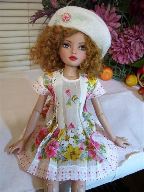 Pdf Hanky Dress Pattern For 10 To 16 Doll Etsy Doll Dress Patterns