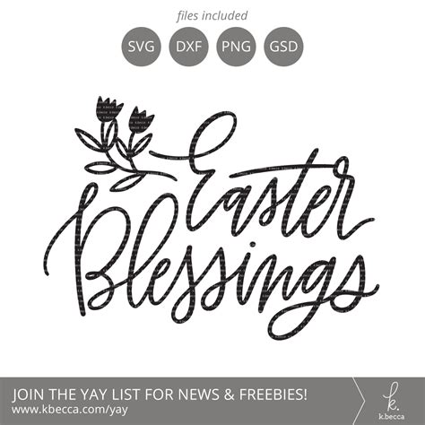 Easter Blessings SVG Cut Files - Commercial Licensing Available