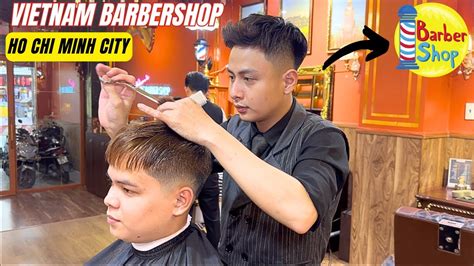 Asmr Vietnam Barbershop Haircut And Styling Ho Chi Minh City Qc Roral Barber Youtube