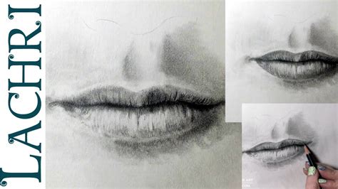 How To Draw Male Lips Realistic I M Using An Hb Pencil And Sketching Very Lightly