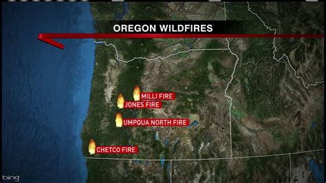 Wildfires Continue To Burn In Oregon Forests Kval