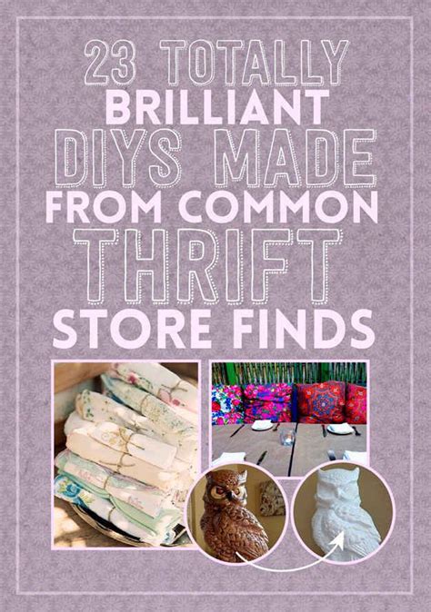 57 diy projects that will spruce up your life instantly thrift store diy thrift store crafts