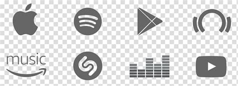 Assorted Logo Illustrations Apple Music Youtube Logo Streaming Media