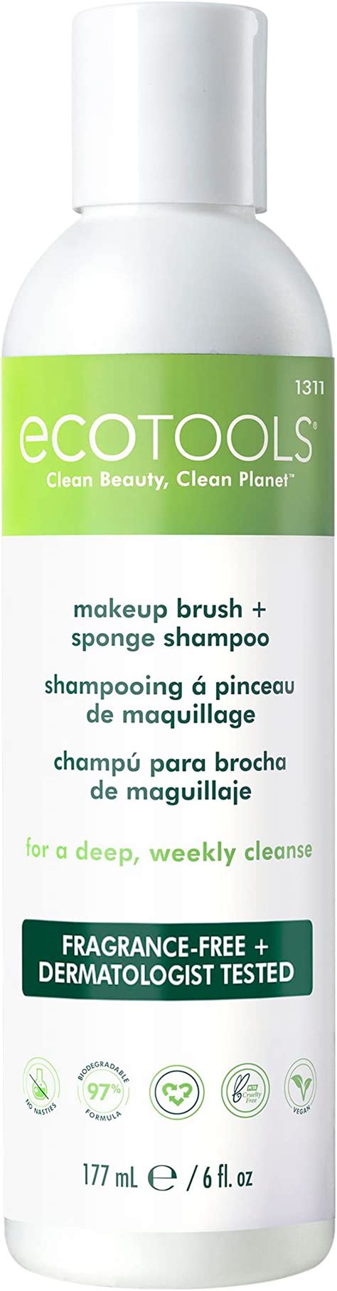 Ecotools Ecotools Makeup Brush Cleansing Shampoo Packaging May Vary 177 4 Ml Pack Of 1