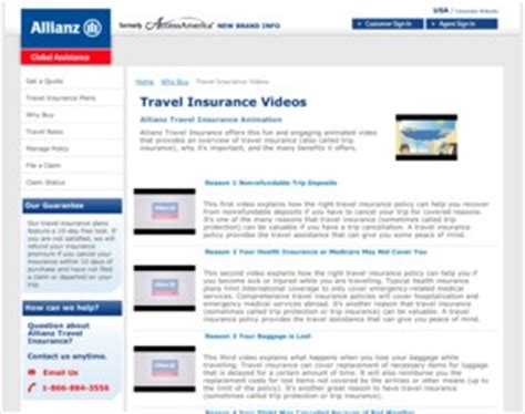 Allianz travel, part of allianz partners, offers the industry's largest range of travel insurance and assistance products and services. Access America - Why Buy Travel Insurance Videos | Allianz ...