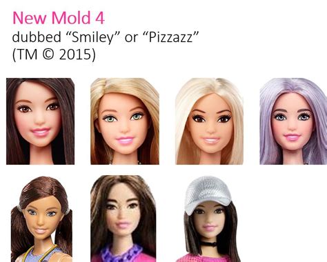 Fashionistas Mold New Mold Face Mold Doll Clothes Barbie Diy