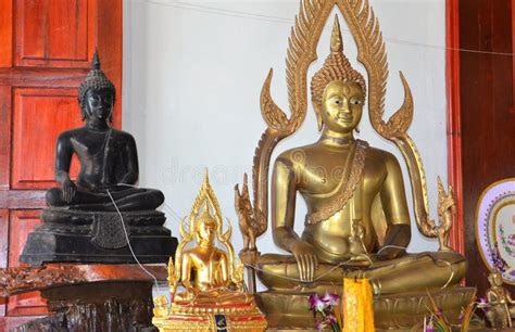 Temple Interior Monastery Thailand Stock Photo Image Of Buddhist