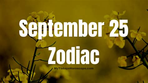 September 25 Libra Zodiac Sign Horoscope
