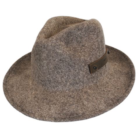 Bailey Boley Wool Litefelt Fedora Hat Crushable