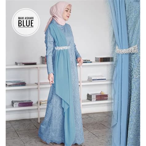Model celana kulot terbaru setelan baju muslim terbaru bingung kak mendekati hari raya idul adha ini mau pakaian apa ? Model Baju Gamis Pesta Selendang Bahan Brukat | RYN Fashion