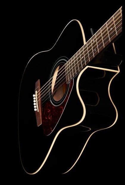 Yamaha Fx370 C Black Electro Acoustic Guitar