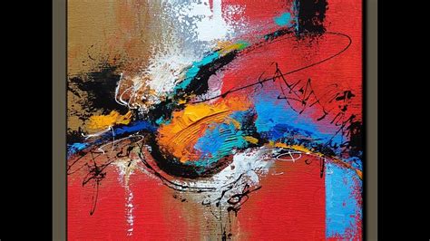 Acrylic Abstract Painting Make Your Own Art Demonstration 1402