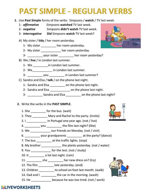 30 Regular Past Tense Verbs Worksheets Coo Worksheets