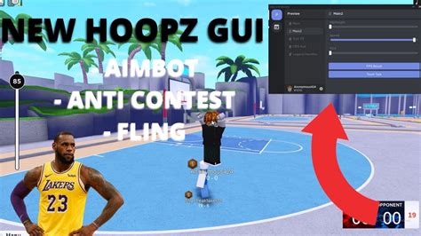 New Hoopz Gui Script Aimbot Anti Contest Fling And More Youtube