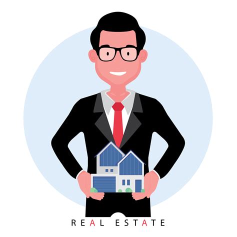 Real Estate Agent Vector Art Icons And Graphics For Free Download