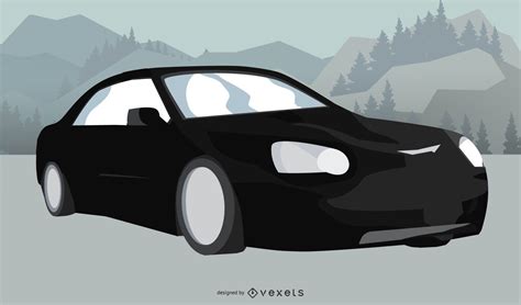 Black Car Vector Vector Download