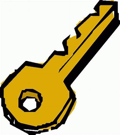 Key Clipart Clip Yellow Outline Skeleton Keys