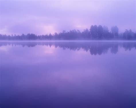 壁紙 湖、水、森、木、夕暮れ、霧 1920x1080 Full Hd 2k 無料のデスクトップの背景 画像