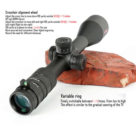 T Eagle Er X Sffle Hunting Riflescope Tactical Optical Sight Full Size Mil Dot Rgb Wire