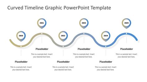 Curved Timeline Graphic Powerpoint Template Slide My XXX Hot Girl