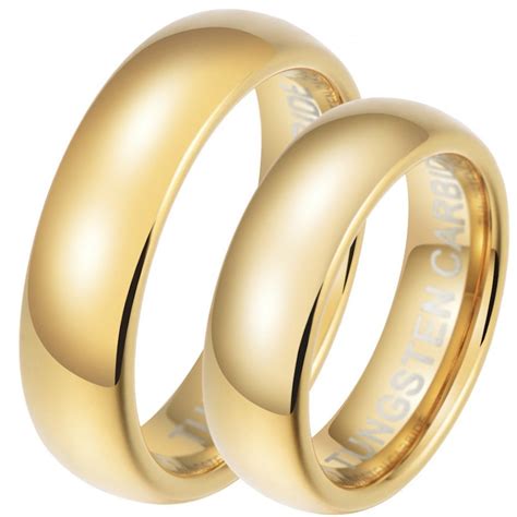 Love Story His And Hers Tungsten 6mm Wedding Ring Set