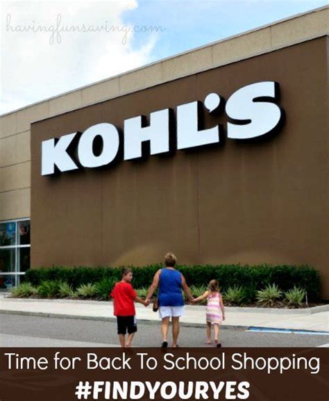 Make Back To School Shopping A Success With Kohls Back To School