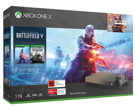 Xbox One X Battlefield V Gold Rush Special Edition Bundle Xbox One