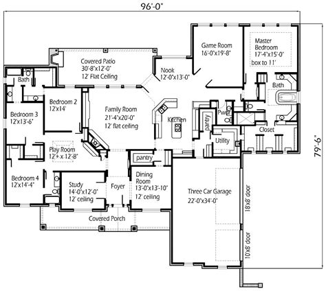 I was browsing for house plans and designs and this page has given me the info i needed. Four Bedroom Large Family House Floor Plans Layout ...