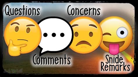 questions comments concerns and snide remarks prayer youtube