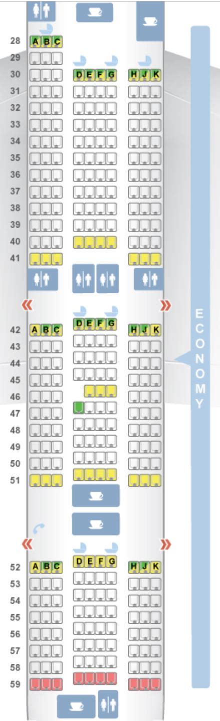 Korean Air Boeing Er Seat Map Infoupdate Org