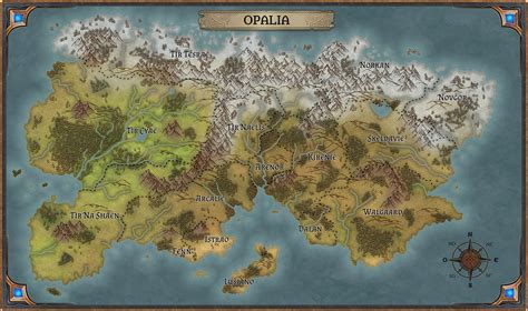 Opalia World Map No City Inkarnate Create Fantasy Maps Online