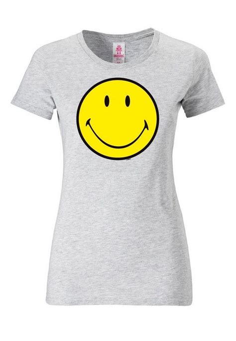 Logoshirt T Shirt Original Smiley Face Superbequemes T Shirt Von