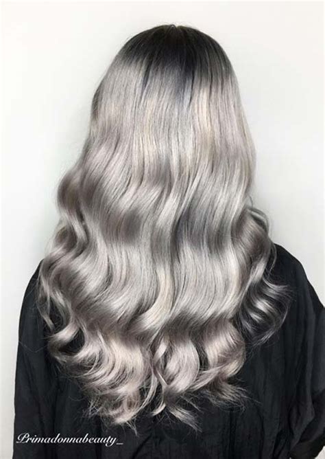 Silver Hair Trend 51 Cool Grey Hair Colors To Try 2022