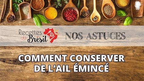 Comment conserver de lail émincé -