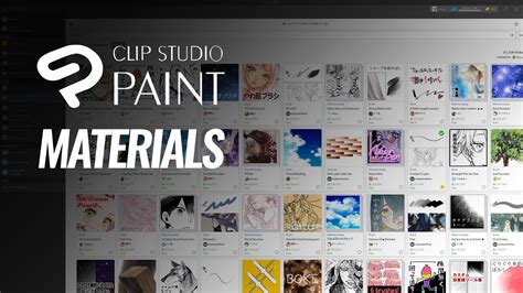 Clip Studio Paint Materials How To Use Materials And Assets In Clip
