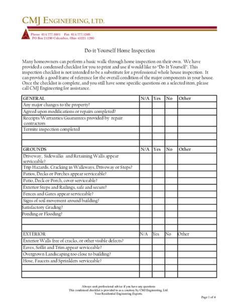 2019 Home Inspection Report Fillable Printable Pdf In Engineering