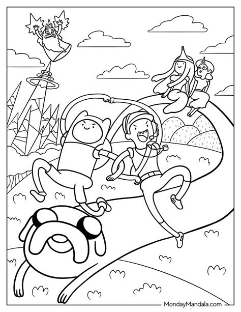 24 Adventure Time Coloring Pages Free Pdf Printables