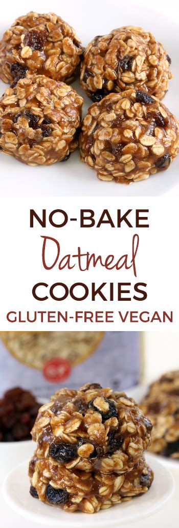 Our perfectly sweet and tart no bake dairy free lemon cheesecake is a great dessert for spring holidays! Super quick and easy No-bake Oatmeal Cookies (vegan ...