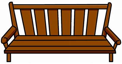 Bench Clipart Transparent Furniture Wood Icon Clip