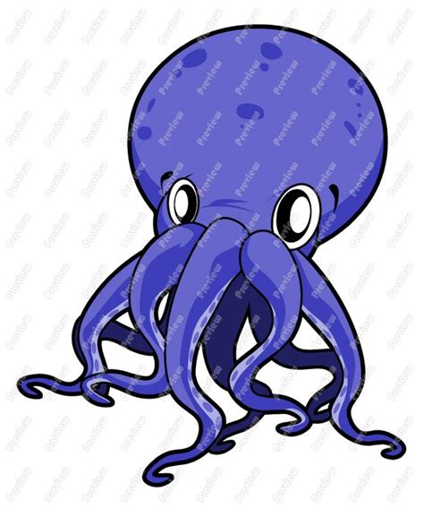 Cartoon Octopus Clipart At Getdrawings Free Download
