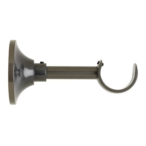Add the finishing touch to your home décor with curtain accessories. Standard Polished Nickel Curtain Rod Bracket for 3/4 ...
