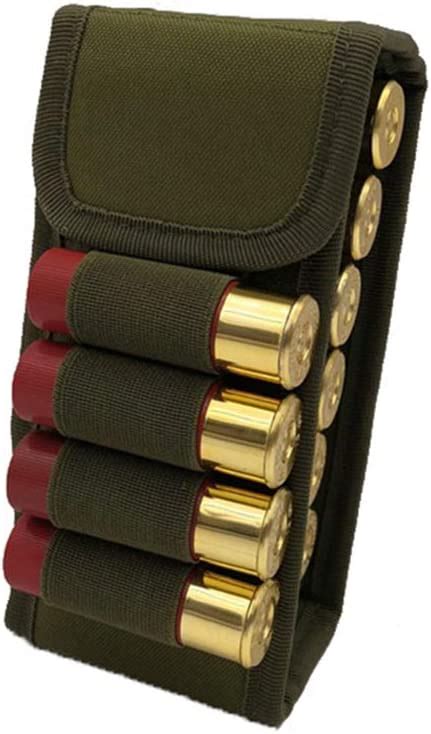 Hwz Tactical Molle 16 Hole Bullet Bags 16 Rounds 12g Buttstock Shotgun