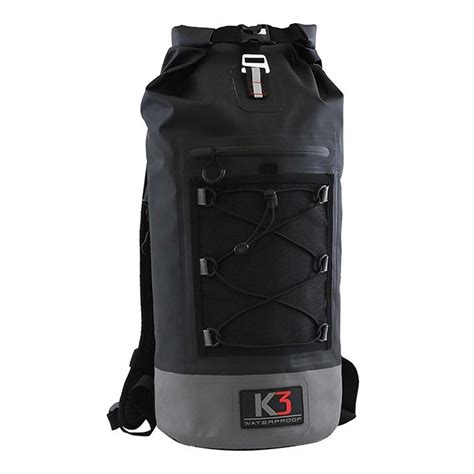 Poseidon Dry Bag Backpack 30 Liter Black The K3 Company Touch Of Modern