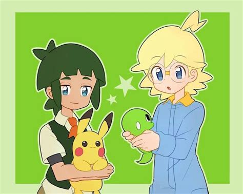 Clemont And Sawyer ♡ I Give Good Credit To Whoever Made This Pokémon