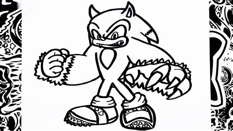 Como Dibujar A Sonic Lobo How To Draw Sonic Youtube