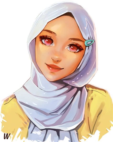 Hijabi Pfp Cartoon Hijab Cartoon Amazing Drawings Art Drawings