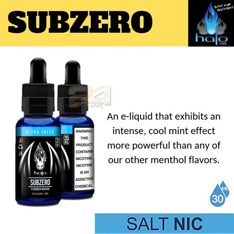 What does 3mg nicotine mean? E Cig Liquid :: Original HALO Ultra Nicotine Salt Vape ...