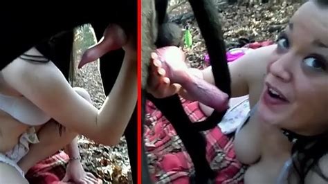 Dog Bukkake Slut Strokes Her Pets Cock While He Cums